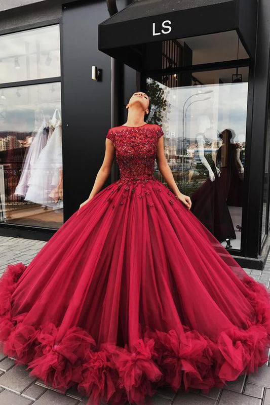 Princess Prom Dress, Formal Ball Dress, Evening Dress, Dance Dresses, School Party Gown, PC0828