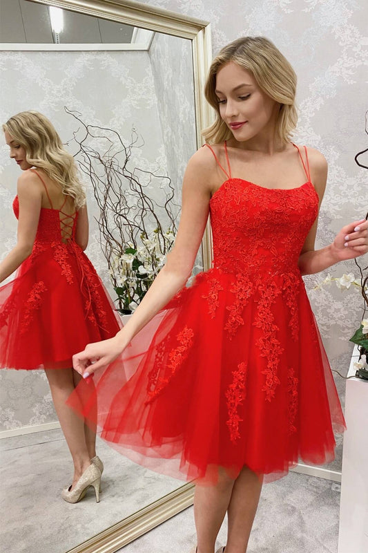 Lace Homecoming Dress, Short Prom Dress ,Formal Dress,Dance Dresses, Back To School Party Gown, PC0854