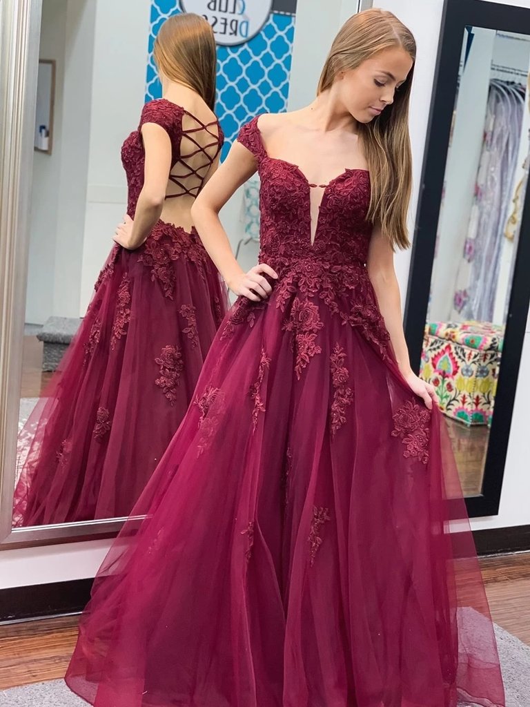 New Style Prom Dresses Lace Up Back, Evening Dress, Dance Dress, Formal Dress, Graduation School Party Gown, PC0572 - Promcoming