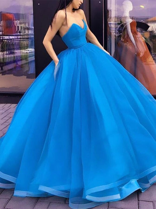 Blue Prom Dress, Evening Dress ,Winter Formal Dress, Pageant Dance Dresses, Back To School Party Gown, PC0609 - Promcoming