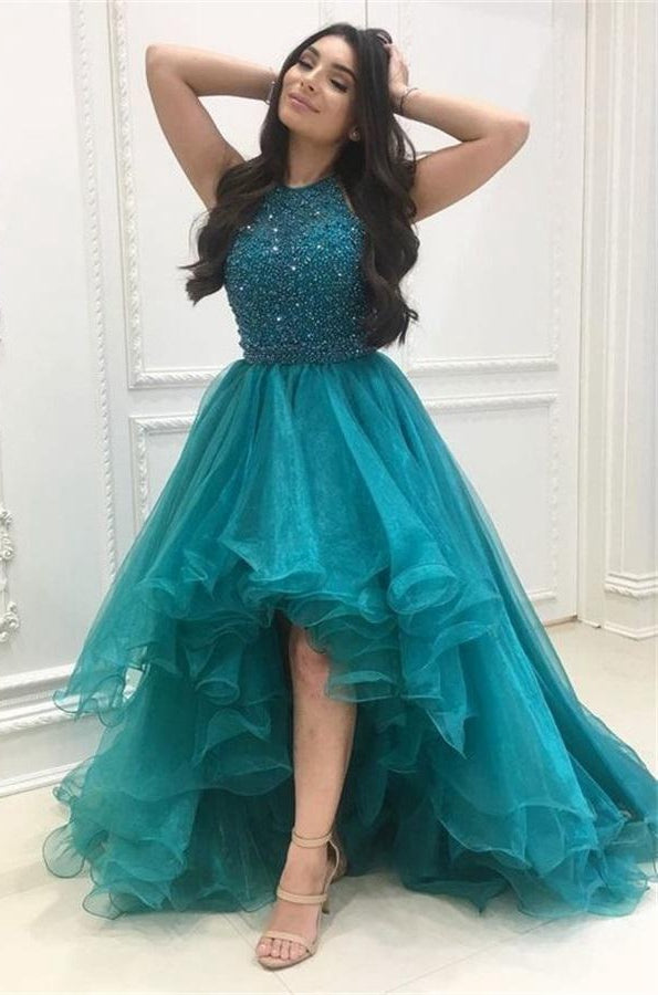 High Low Prom Dress, Evening Dress, Special Occasion Dress, Formal Dress, Graduation School Party Gown, PC0535 - Promcoming