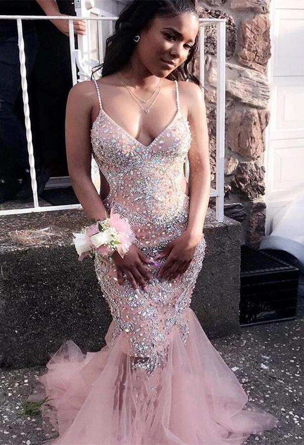 Sexy Mermaid Prom Dress,Winter Formal Dress, Pageant Dance Dresses, Back To School Party Gown, PC0666