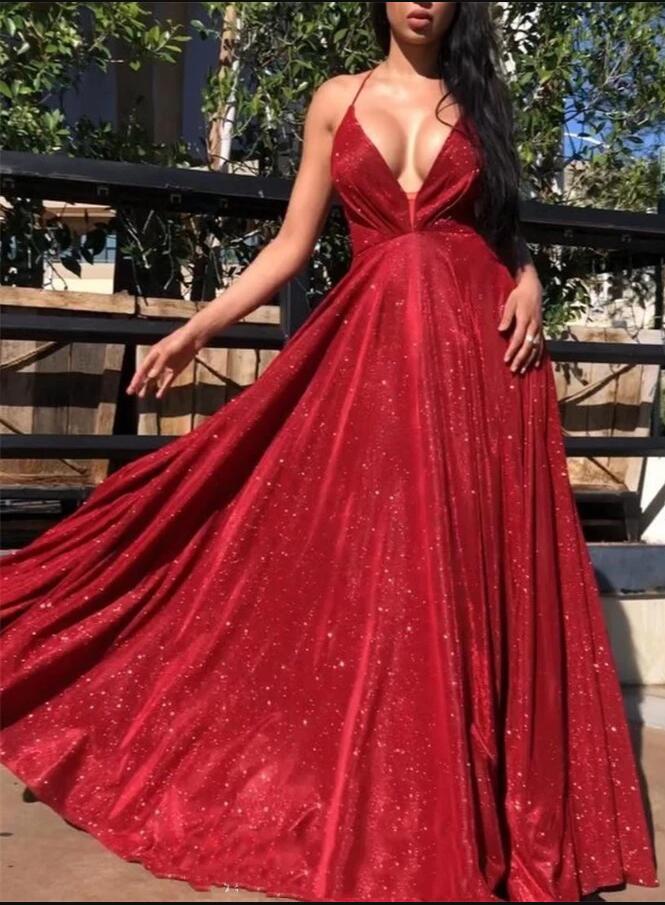 Sexy Sparkling Prom Dress, Evening Dress, Special Occasion Dress, Formal Dress, Graduation School Party Gown, PC0536 - Promcoming