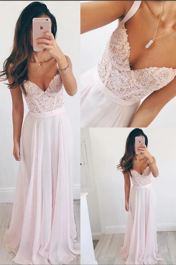 Baby Pink Prom Dress, Evening Dress ,Winter Formal Dress, Pageant Dance Dresses, Back To School Party Gown, PC0596 - Promcoming