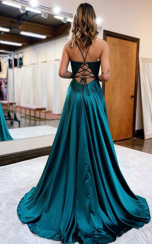 2023 New Style Sexy Prom Dresses Long with Slit