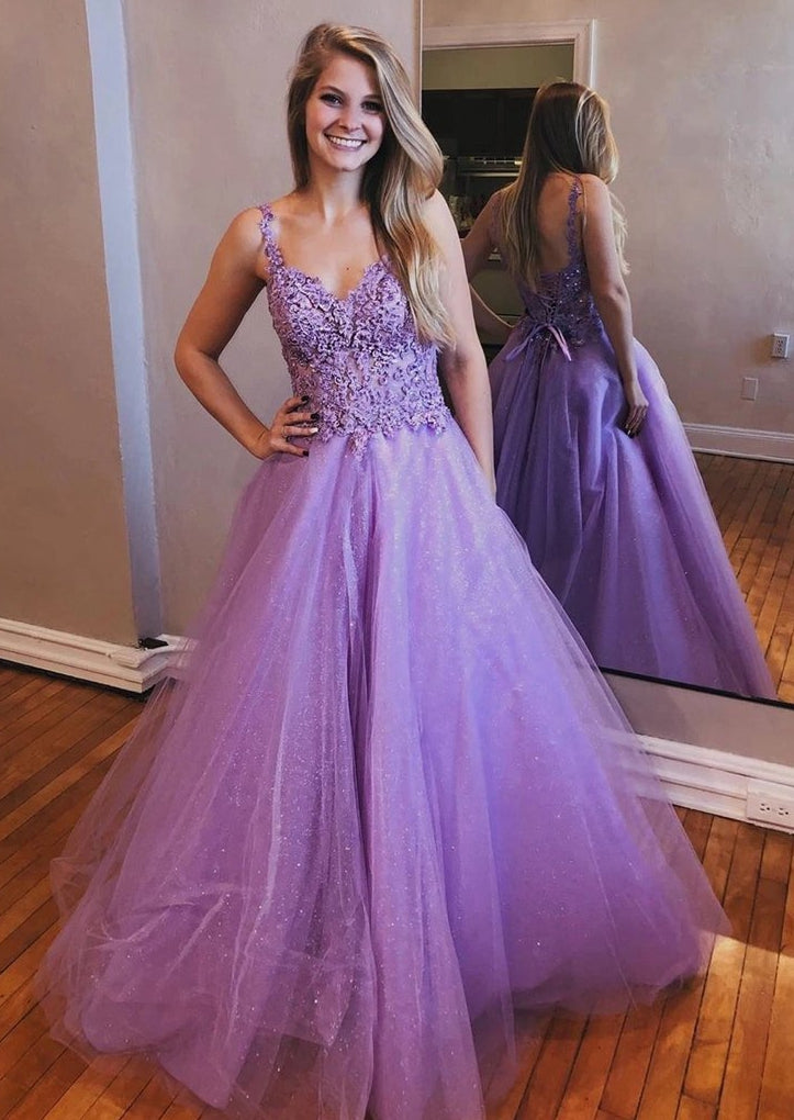 Purple Prom Dress, Evening Dress, Dance Dress, Formal Dress, Graduation School Party Gown, PC0557 - Promcoming