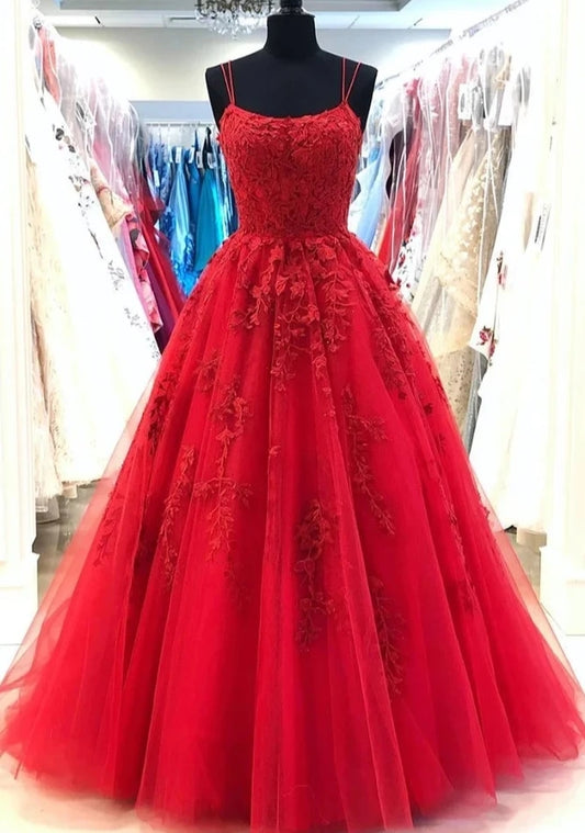A Line Lace Prom Dress 2020 Evening Dress, Dance Dress, Graduation School Party Gown, PC0464 - Promcoming