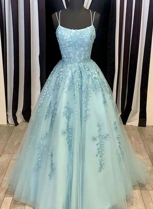 Lace Prom Dress Lace Up Back, Formal Dress, Evening Dress, Dance Dresses, School Party Gown, PC0788