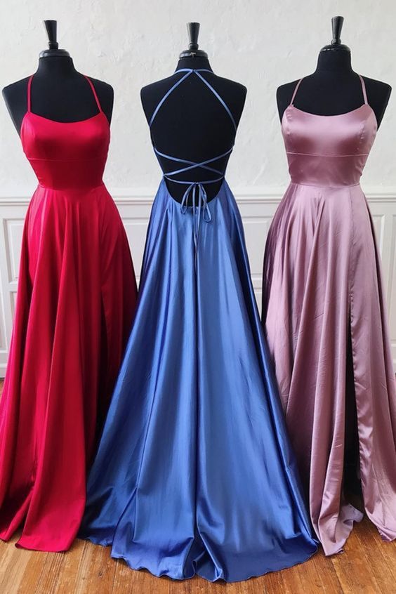 Sexy Prom Dresses Lace Up Back, Formal Dress, Evening Dress, Pageant Dance Dresses, School Party Gown, PC0738