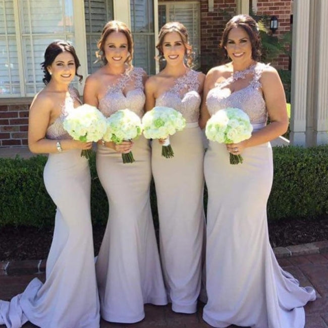 Bridesmaid Dresses One Shoulder Strap, Bridesmaid Dress, Wedding Party Dress, Dresses For Wedding, NB0026 - Promcoming