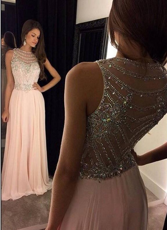 Light Pink Prom Dress Long, Evening Dress ,Winter Formal Dress, Pageant Dance Dresses, Graduation School Party Gown, PC0322 - Promcoming