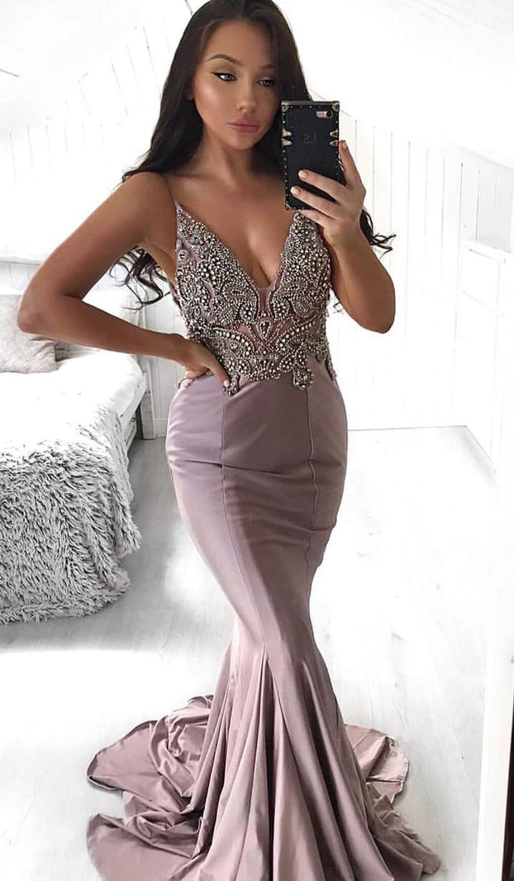 Sexy Mermaid Prom Dress , Formal Dress, Evening Dress, Pageant Dance Dresses, School Party Gown, PC0731