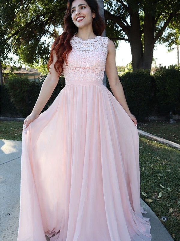 Soft Pink Chiffon Prom Dress, Formal Ball Dress, Evening Dress, Dance Dresses, School Party Gown, PC0814
