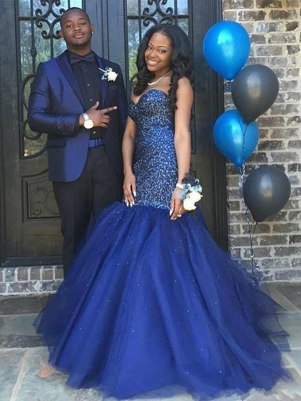 Fitted Trumpet Prom Dress Long, Formal Dress, Evening Dress, Dance Dresses, School Party Gown, PC0808