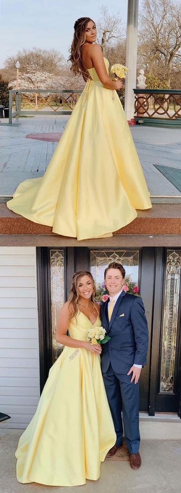 Yellow Dance Dresses