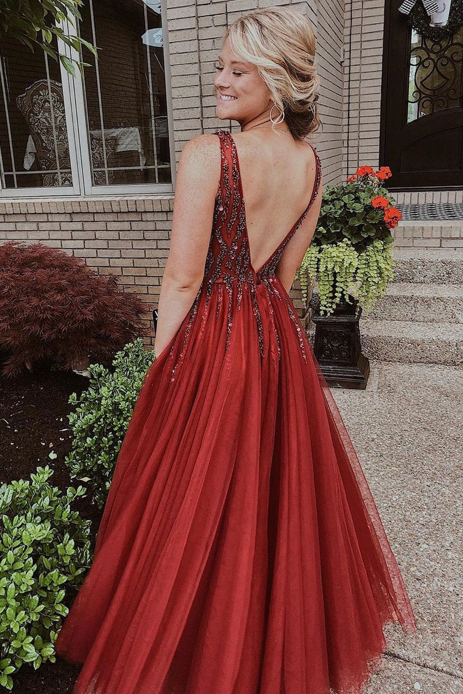 Affordable Prom Dress with Split, Prom Dresses, Evening Dress, Dance Dress, Graduation School Party Gown, PC0365 - Promcoming